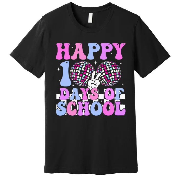 100 Days 100th Day Of School For Teacher Premium T-Shirt