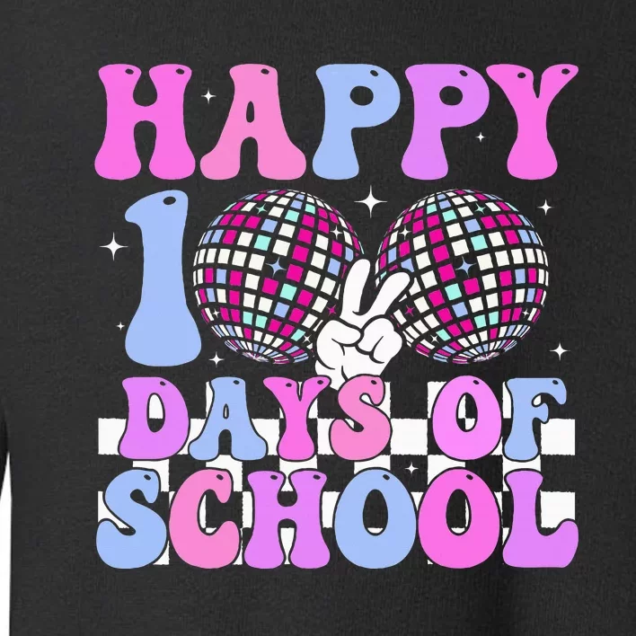 100 Days 100th Day Of School For Teacher Toddler Sweatshirt