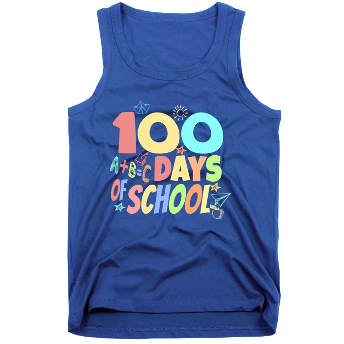 100s Day 100 Days Of School Gift Tank Top