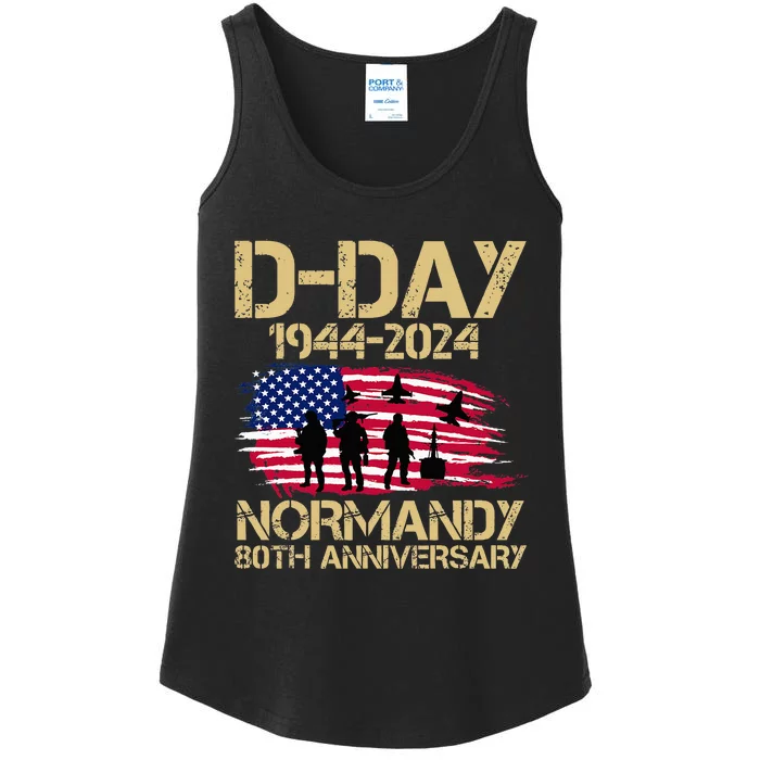 1944 Dday 2024 80th Anniversary Normandy Ladies Essential Tank