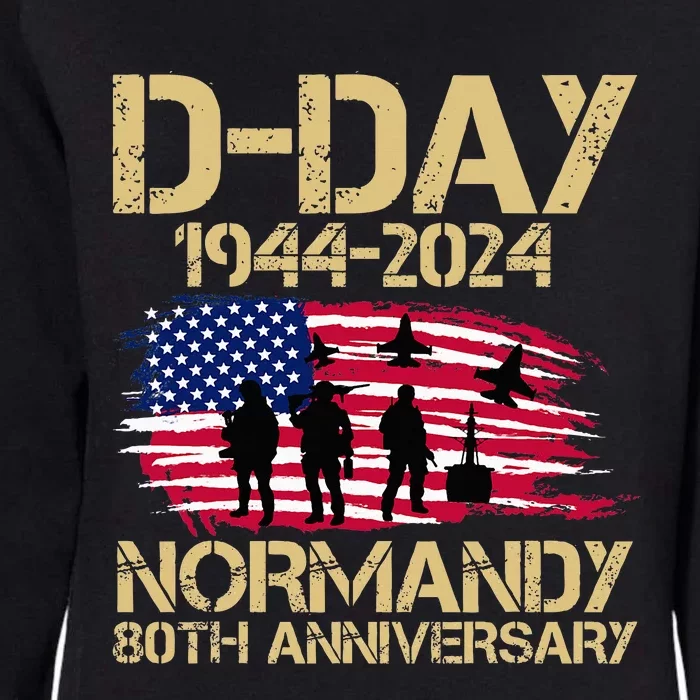 1944 Dday 2024 80th Anniversary Normandy Womens California Wash Sweatshirt