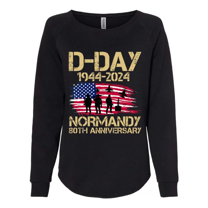 1944 Dday 2024 80th Anniversary Normandy Womens California Wash Sweatshirt