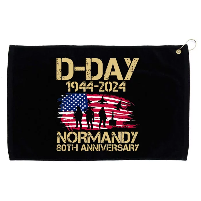 1944 Dday 2024 80th Anniversary Normandy Grommeted Golf Towel