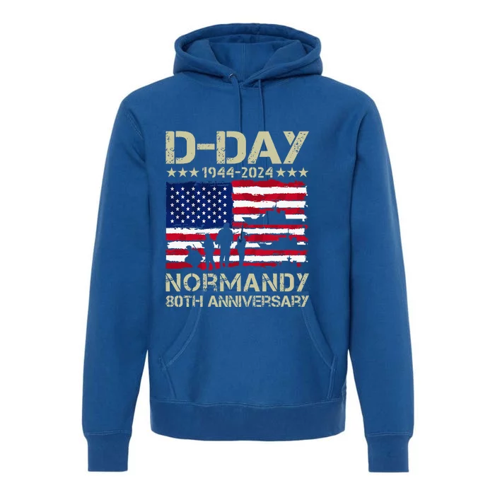 1944 Dday 2024 80th Anniversary Normandy Premium Hoodie