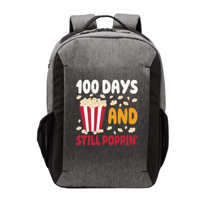 100 Days And Still Poppin 100th Day Of School Funny Vector Backpack