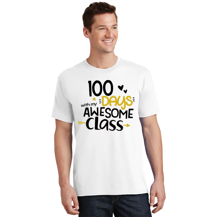 100 Days Awesome With My Class T-Shirt