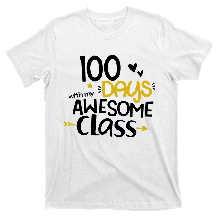 100 Days Awesome With My Class T-Shirt