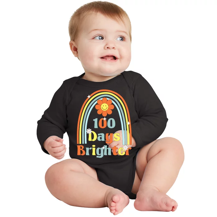 100 Days Brighter Baby Long Sleeve Bodysuit