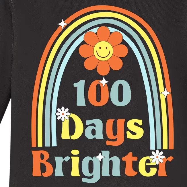 100 Days Brighter Baby Long Sleeve Bodysuit