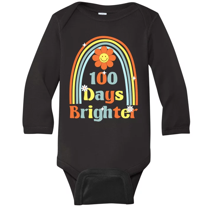 100 Days Brighter Baby Long Sleeve Bodysuit