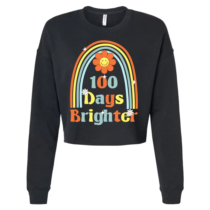 100 Days Brighter Cropped Pullover Crew