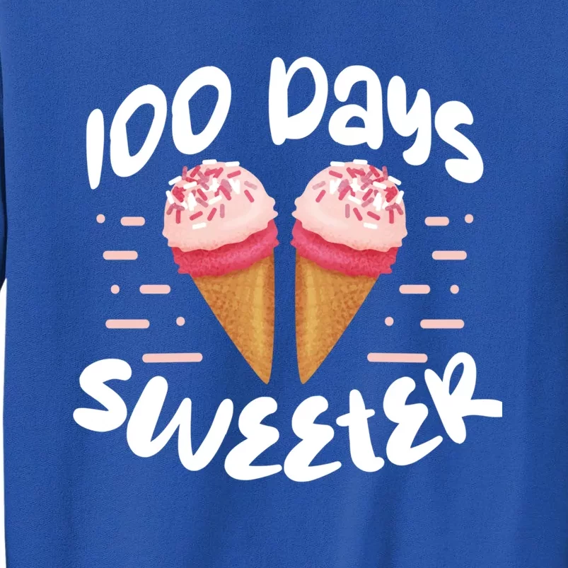 100 Days Brighter Sweeter School Teacher Student Cool Gift Sweatshirt