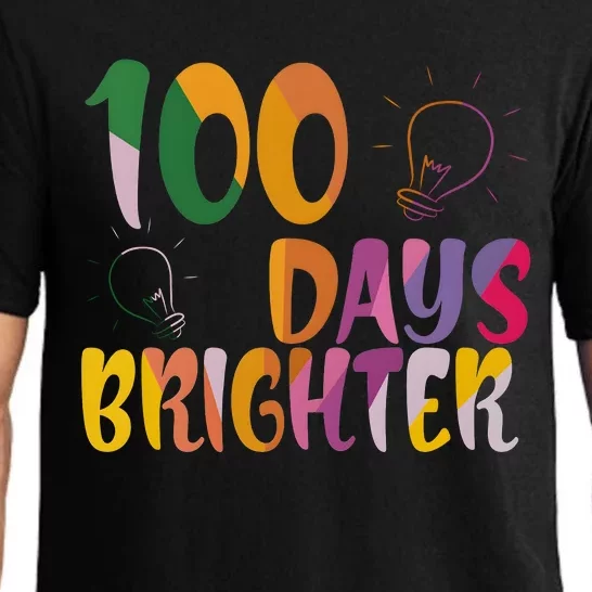 100 Days Brighter 100 Days Of School Teacher Pajama Set