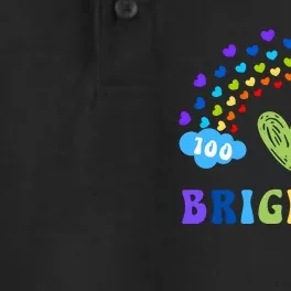 100 Days Brighter 100 Days Of School Dry Zone Grid Performance Polo