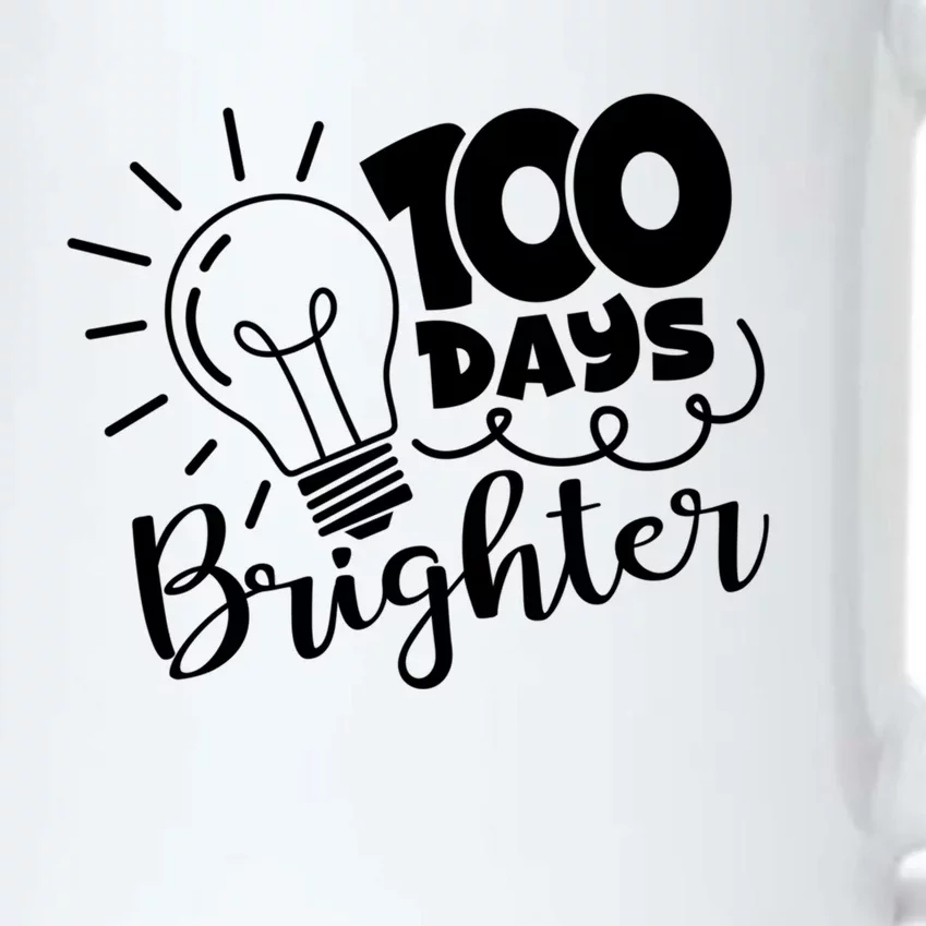 100 Days Brighter 100th Day Of Kindergarten School Cute Gift Black Color Changing Mug