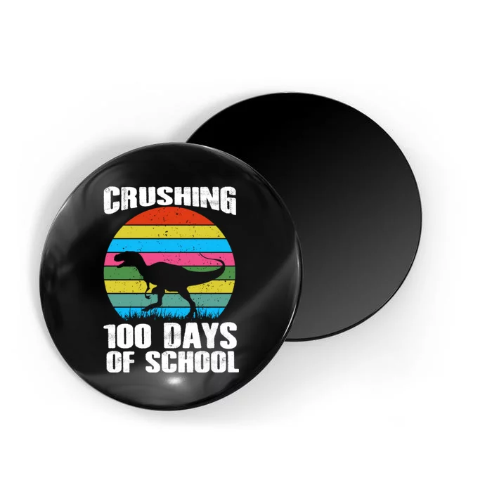 100 Days & Crushing It 100th Day Of School Monster Truck Magnet