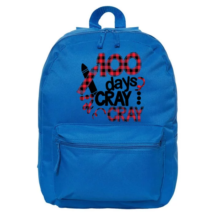 100 Days Cray Cray 100th Days School 16 in Basic Backpack