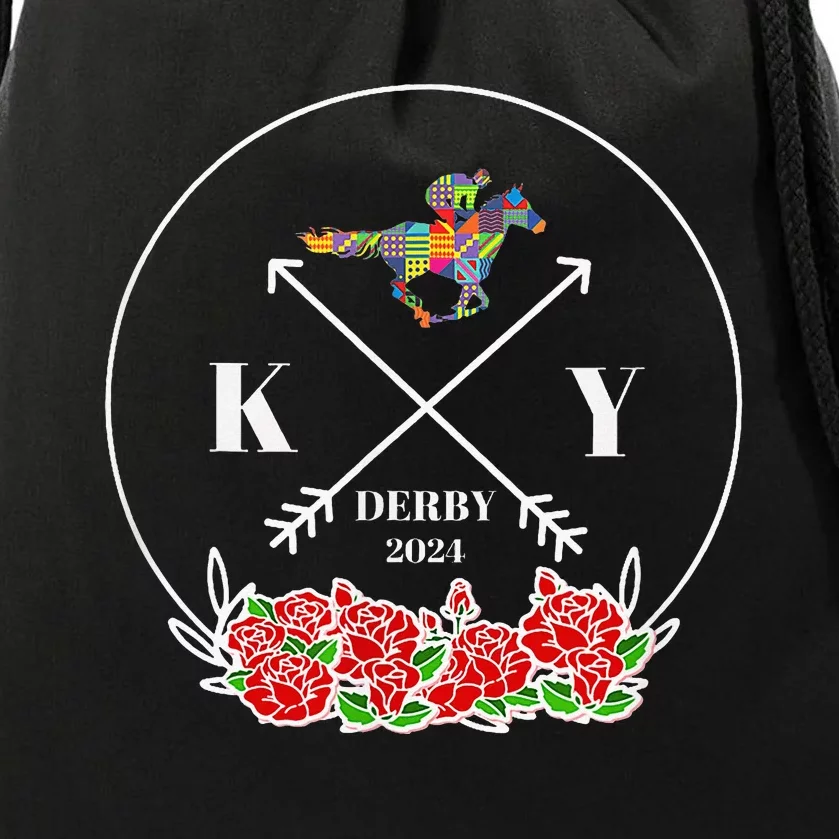 150th Derby Day 2024 Derby Party Horse Race Drawstring Bag