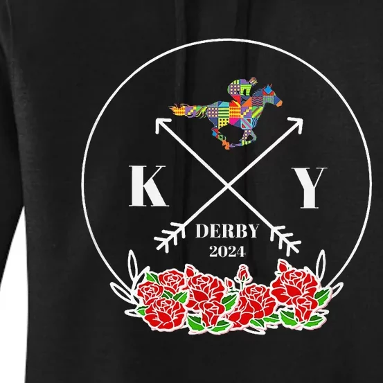 150th Derby Day 2024 Derby Party Horse Race Women's Pullover Hoodie