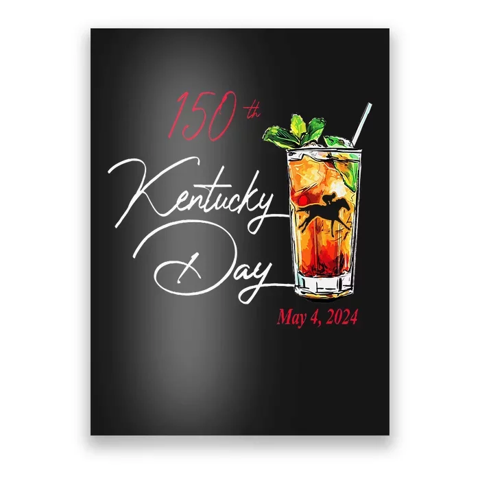 150th Derby Day Horse Racing Kentucky Poster