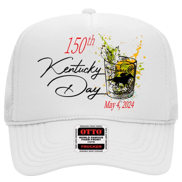 150th Derby Day 2024 May Horse Racing High Crown Mesh Trucker Hat