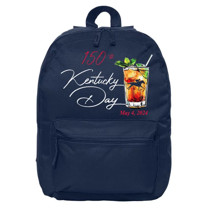 150th Derby Day Horse Racing 16 in Basic Backpack