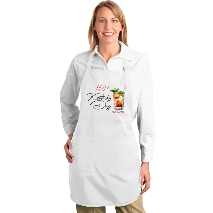 150th Derby Day Horse Racing Full-Length Apron With Pocket