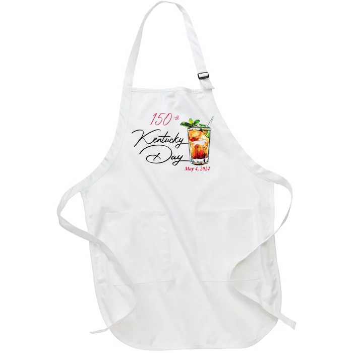 150th Derby Day Horse Racing Full-Length Apron With Pocket