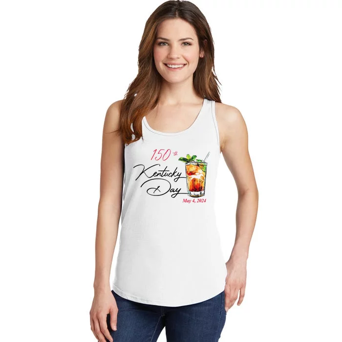 150th Derby Day Horse Racing Ladies Essential Tank