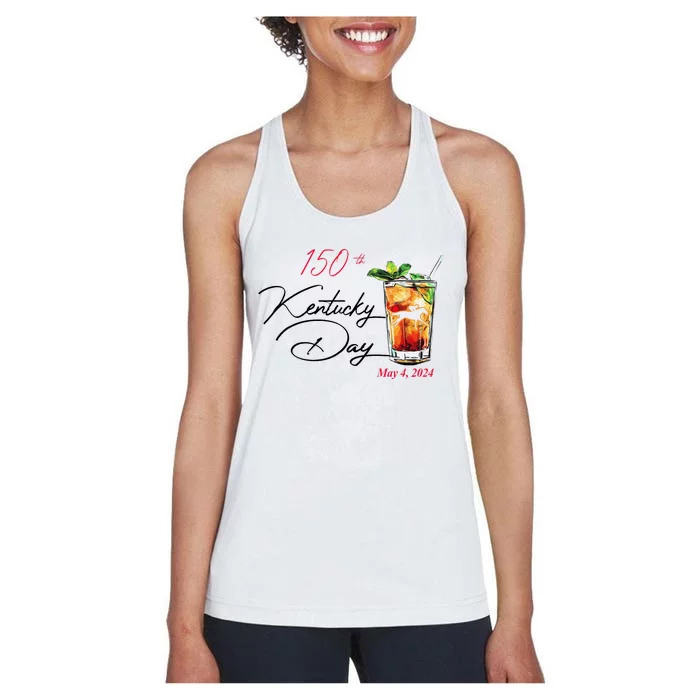 150th Derby Day Horse Racing Women's Racerback Tank