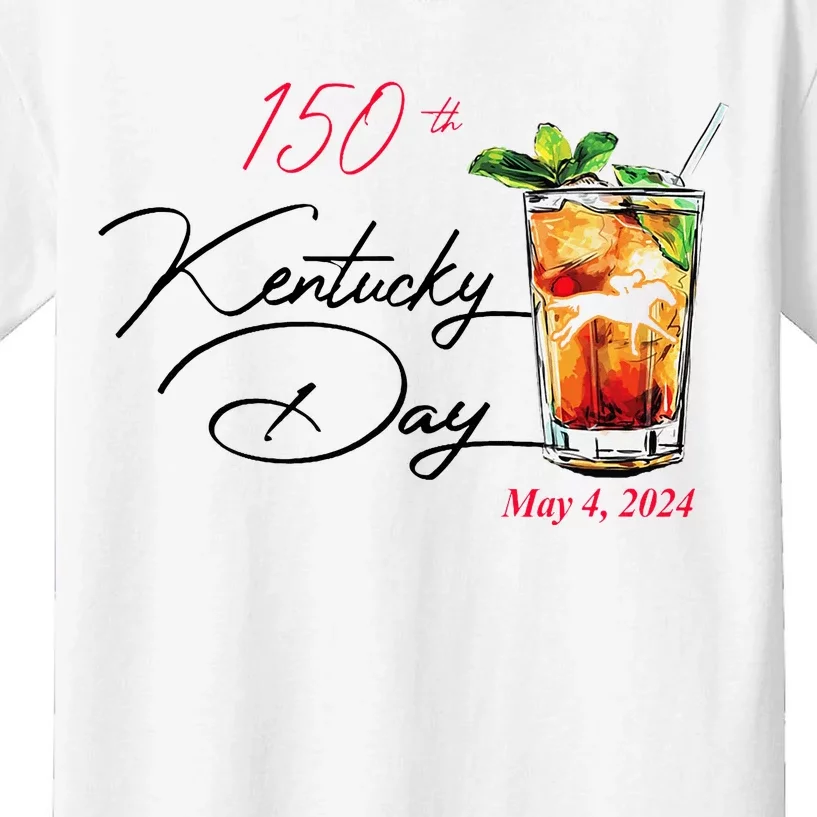 150th Derby Day Horse Racing Kids T-Shirt