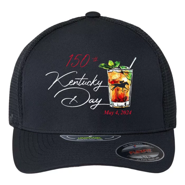 150th Derby Day Horse Racing Flexfit Unipanel Trucker Cap