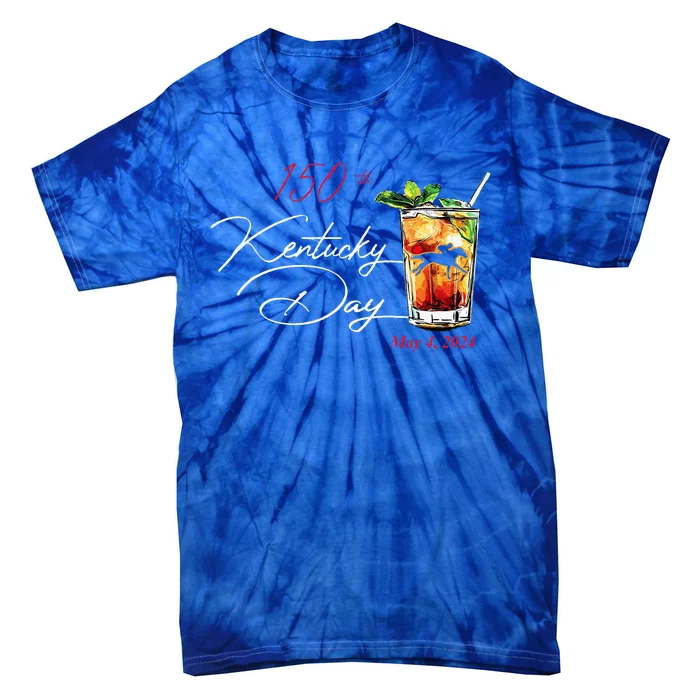 150th Derby Day Horse Racing Tie-Dye T-Shirt