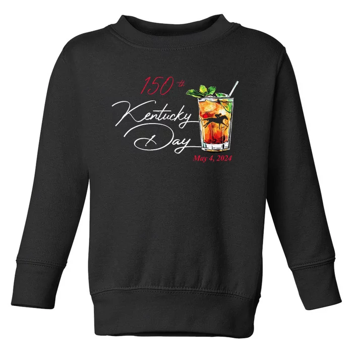 150th Derby Day Horse Racing Toddler Sweatshirt