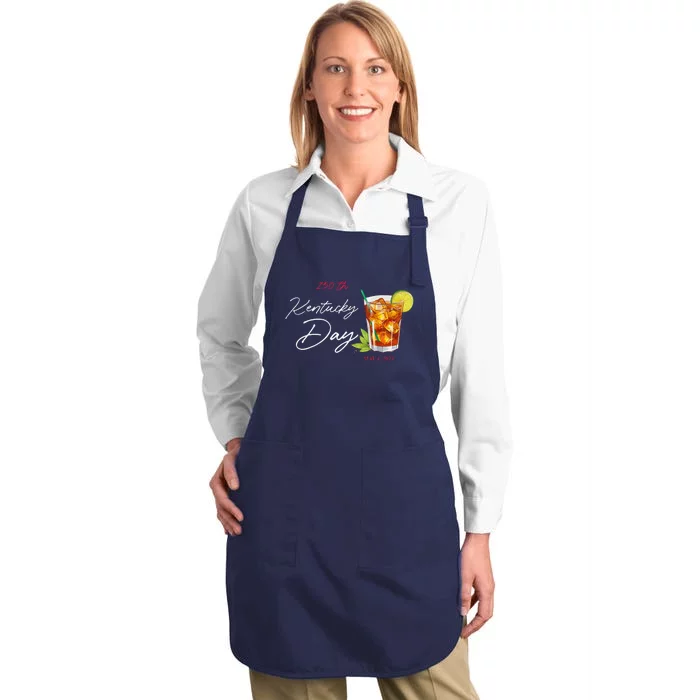 150th Derby Day Horse Racing Full-Length Apron With Pocket