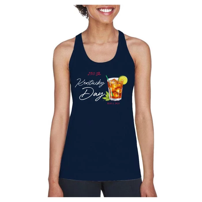 150th Derby Day Horse Racing Women's Racerback Tank