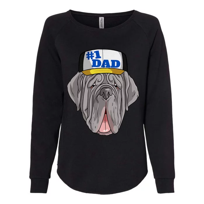 #1 Dad FatherS Day Womens California Wash Sweatshirt