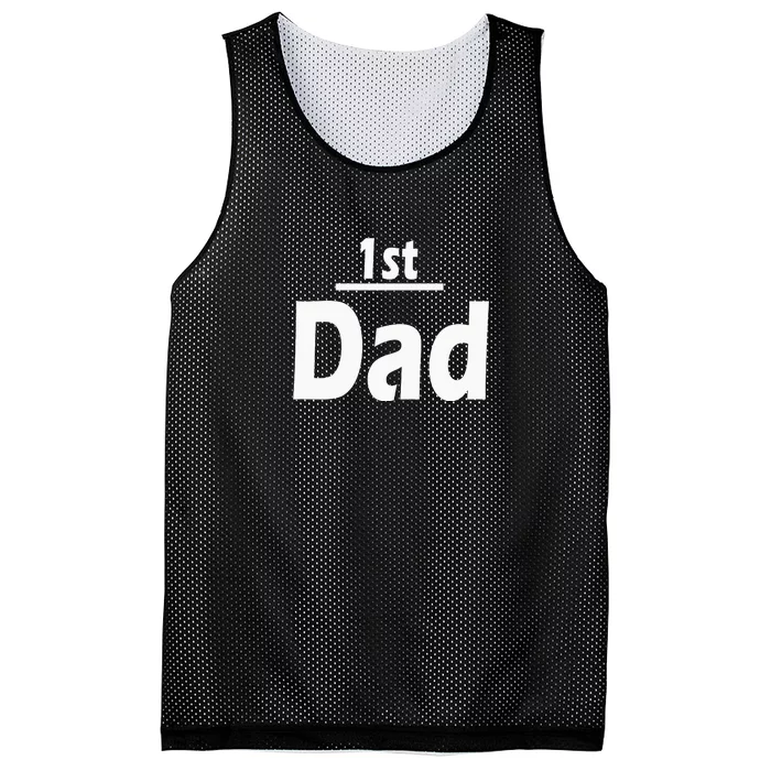 1st Dad Gift Father Funny Mesh Reversible Basketball Jersey Tank