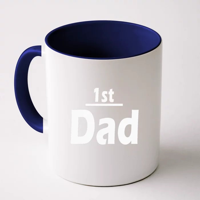 1st Dad Gift Father Funny Front & Back Coffee Mug