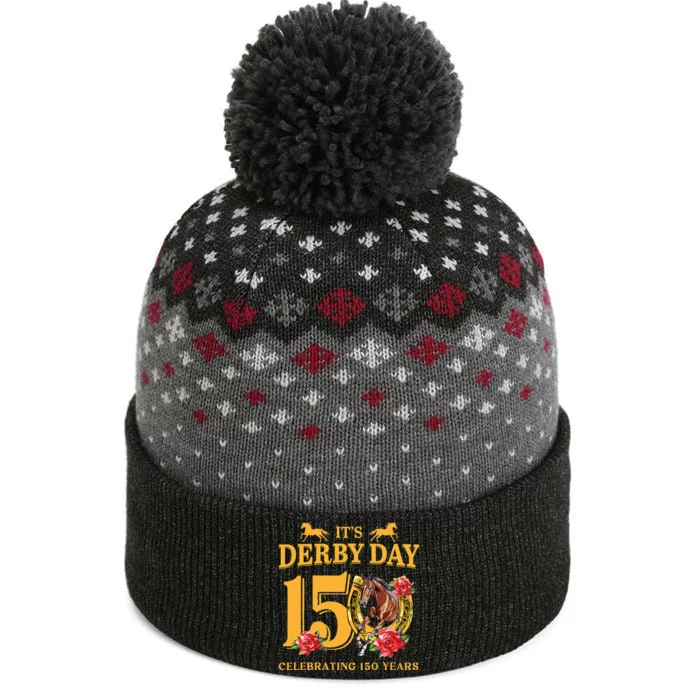 150th Derby Horse Racing ItS Derby Day The Baniff Cuffed Pom Beanie