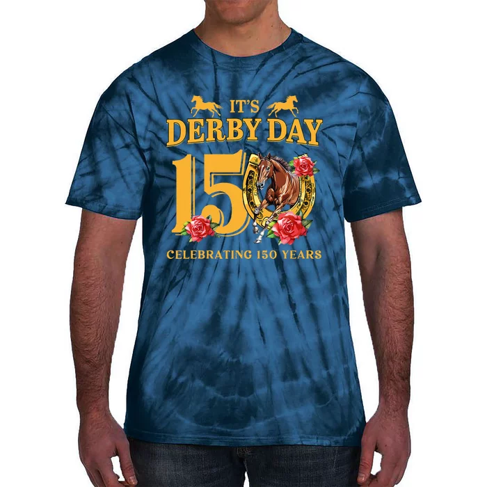 150th Derby Horse Racing ItS Derby Day Tie-Dye T-Shirt