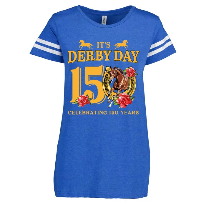 150th Derby Horse Racing ItS Derby Day Enza Ladies Jersey Football T-Shirt