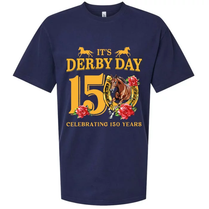 150th Derby Horse Racing ItS Derby Day Sueded Cloud Jersey T-Shirt