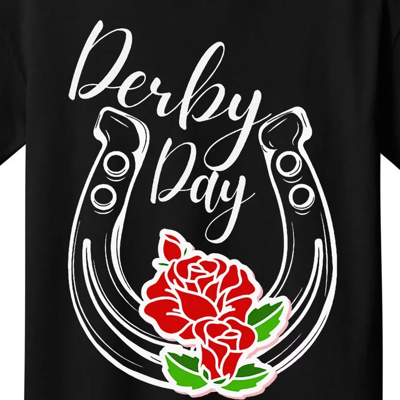 150th Derby Horse 2024 Derby Party Horse Racing Kids T-Shirt