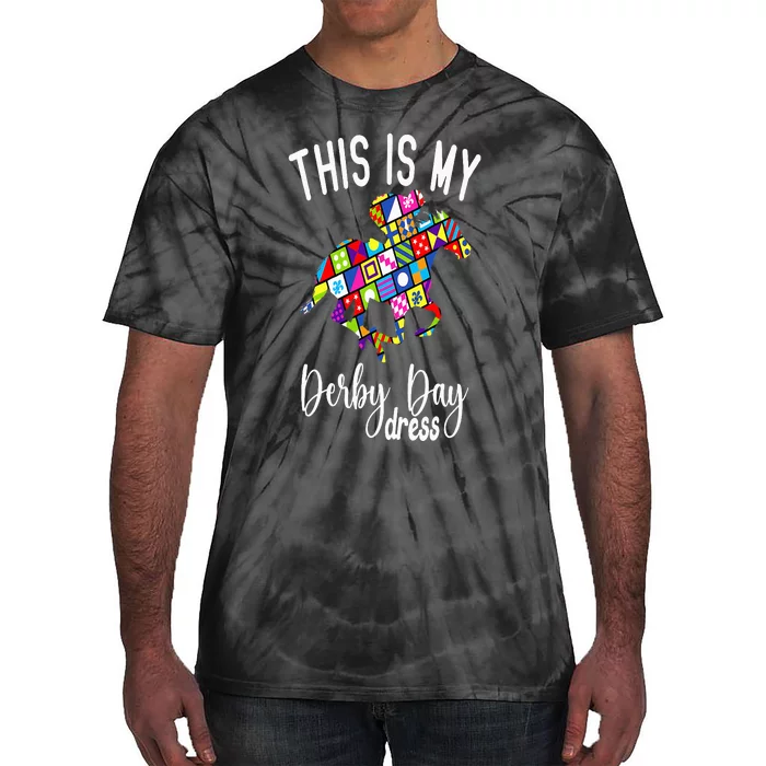 150th Derby Horse 2024 This Is My Derby Dress Horse Racing Tie-Dye T-Shirt