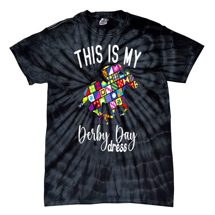 150th Derby Horse 2024 This Is My Derby Dress Horse Racing Tie-Dye T-Shirt