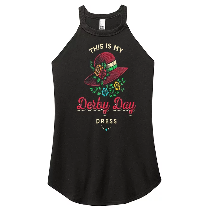 150th Derby Horse 2024 This Is My Derby Dress Horse Racing Women’s Perfect Tri Rocker Tank