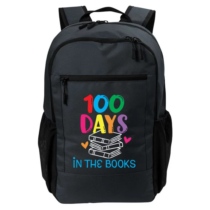 100 Days In The Books Gift Book Lover English Reading Teacher Gift Daily Commute Backpack