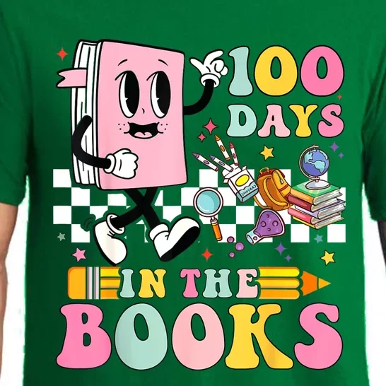 100 Days In The Books Reading Teacher 100th Day Of School Pajama Set