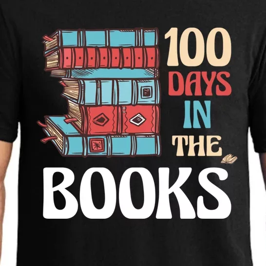 100 Days In The Books Reading 100th Day School Books Love Gift Pajama Set